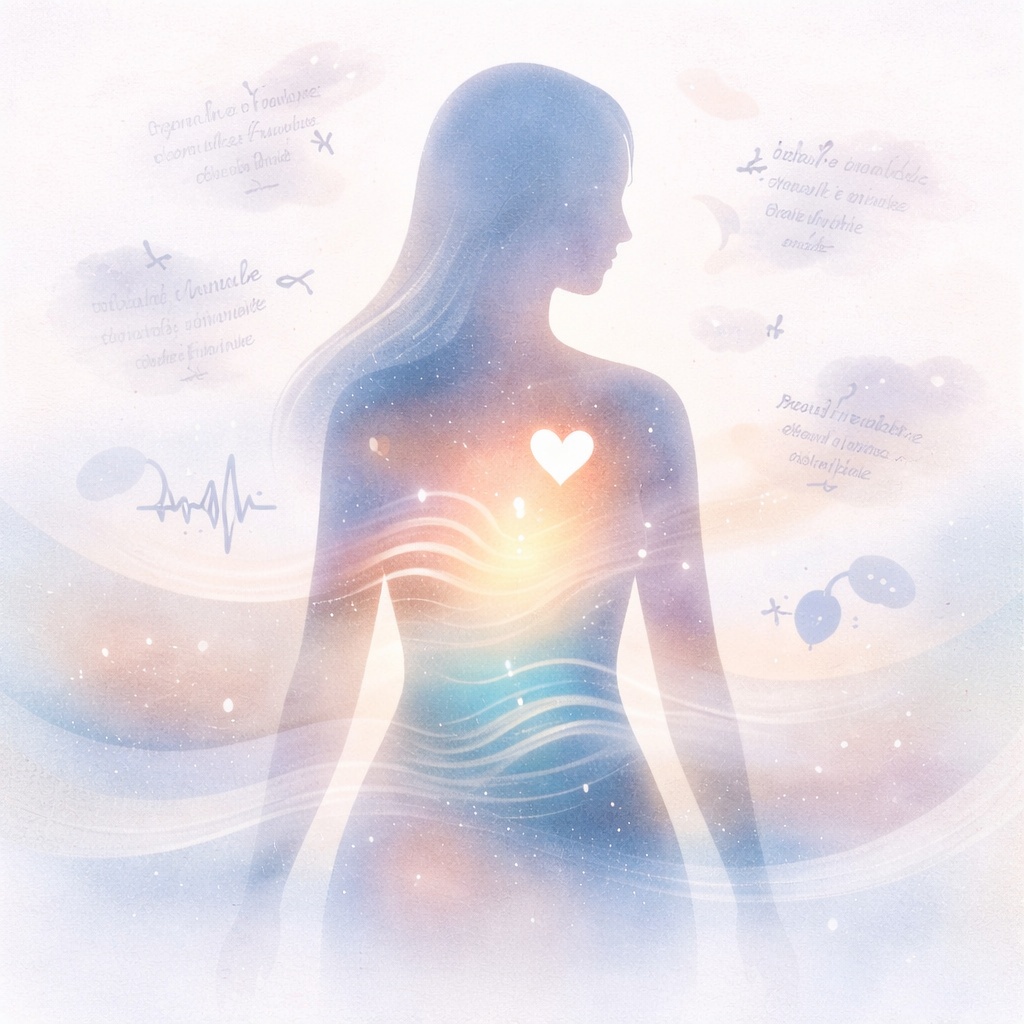 Illustration symbolique du traumatisme corporel, quand le corps parle avant les mots